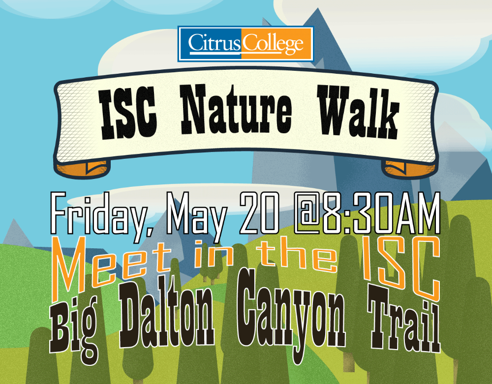 ISC Hiking Trip May 20 at 8:30