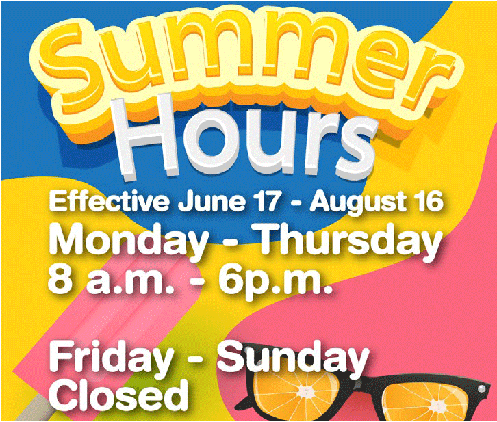 Summer Hours 2024